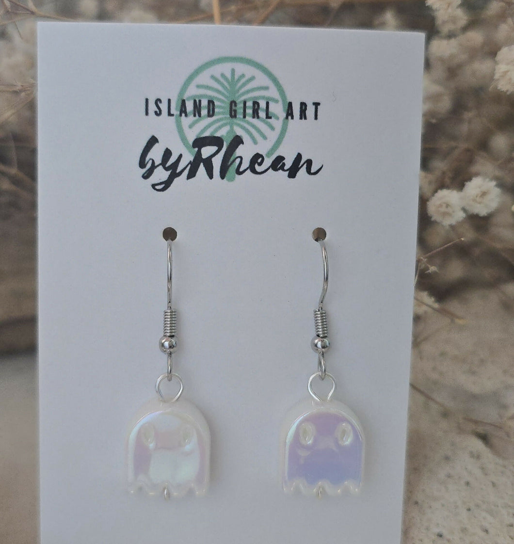 Island Girl Art - Upcycled Earrings - Halloween Earrings, Jewelry, Island Girl Art by Rhean, Atrium 916 - Sacramento.Shop