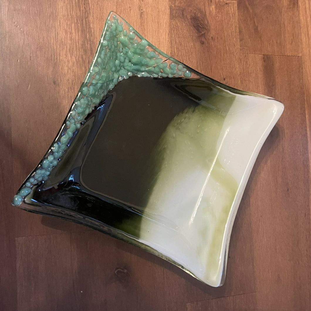 Shmak Creations - Green Dish, Home Decor, Shmak Creations, Atrium 916 - Sacramento.Shop