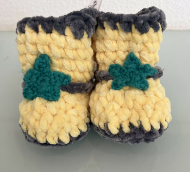 Tami's Infinite Designs - Cowboy Booties / Yellow, Crafts, Tami’s Infinite Designs, Atrium 916 - Sacramento.Shop