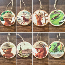 Load image into Gallery viewer, Enchanted Wood Goods - Storybook Ornaments - Smokey the Bear
