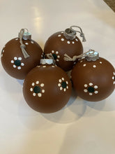 Load image into Gallery viewer, Maggie Devos - Mexican Barro art Christmas ornament - brown - Large
