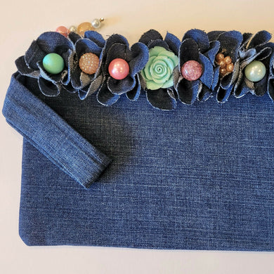 garden momma - flower and bauble clutch - atrium 916
