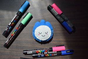 Tulip Felt Blue - CX24-T34 - 01