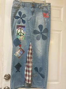 Maggie Devos-Boho Skirt-Love & Peace-Size 10, Fashion, Maggie Devos, Atrium 916 - Sacramento.Shop