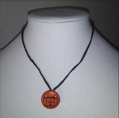 Creations by Jennie J Malloy - Jack O' Lantern Necklace, Jewelry, Creations by Jennie J Malloy, Atrium 916 - Sacramento.Shop