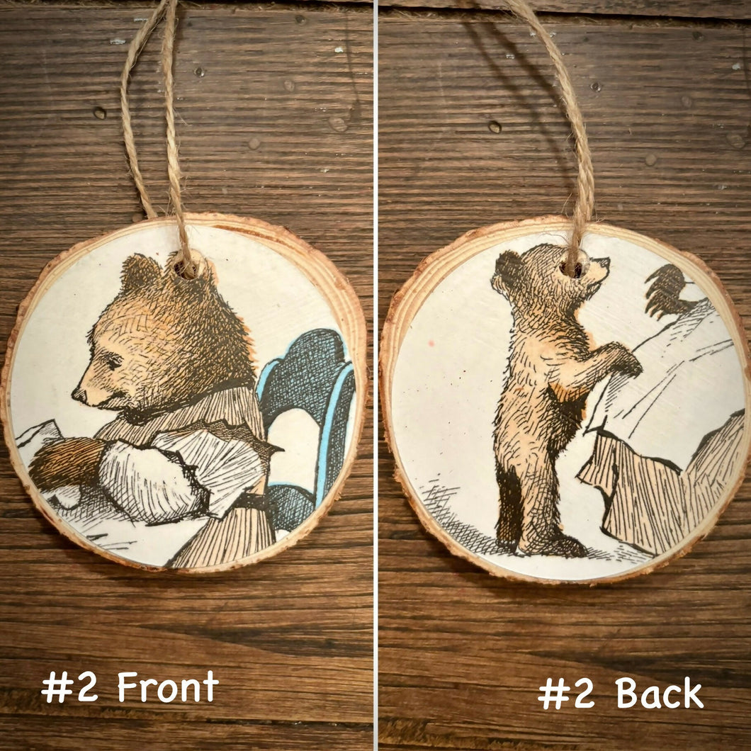 Enchanted Wood Goods - Storybook Ornaments - Little Bear, Home Decor, Enchanted Wood Goods, Atrium 916 - Sacramento.Shop