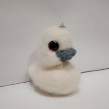 Load image into Gallery viewer, nestneedlesandknots - Felted Gosling - Pink eyes, Crafts, Nestneedlesandknots, Atrium 916 - Sacramento.Shop
