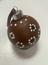 Load image into Gallery viewer, Maggie Devos - Handpainted Mexican Christmas ornament - Brown - reg
