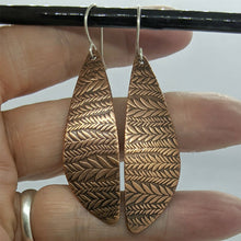 Load image into Gallery viewer, Arcane Moon - Copper Earrings [Large Wings]
