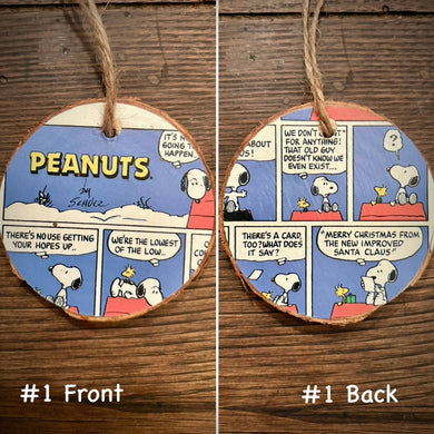 Enchanted Wood Goods - Storybook Ornaments - Peanuts, Home Decor, Enchanted Wood Goods, Atrium 916 - Sacramento.Shop