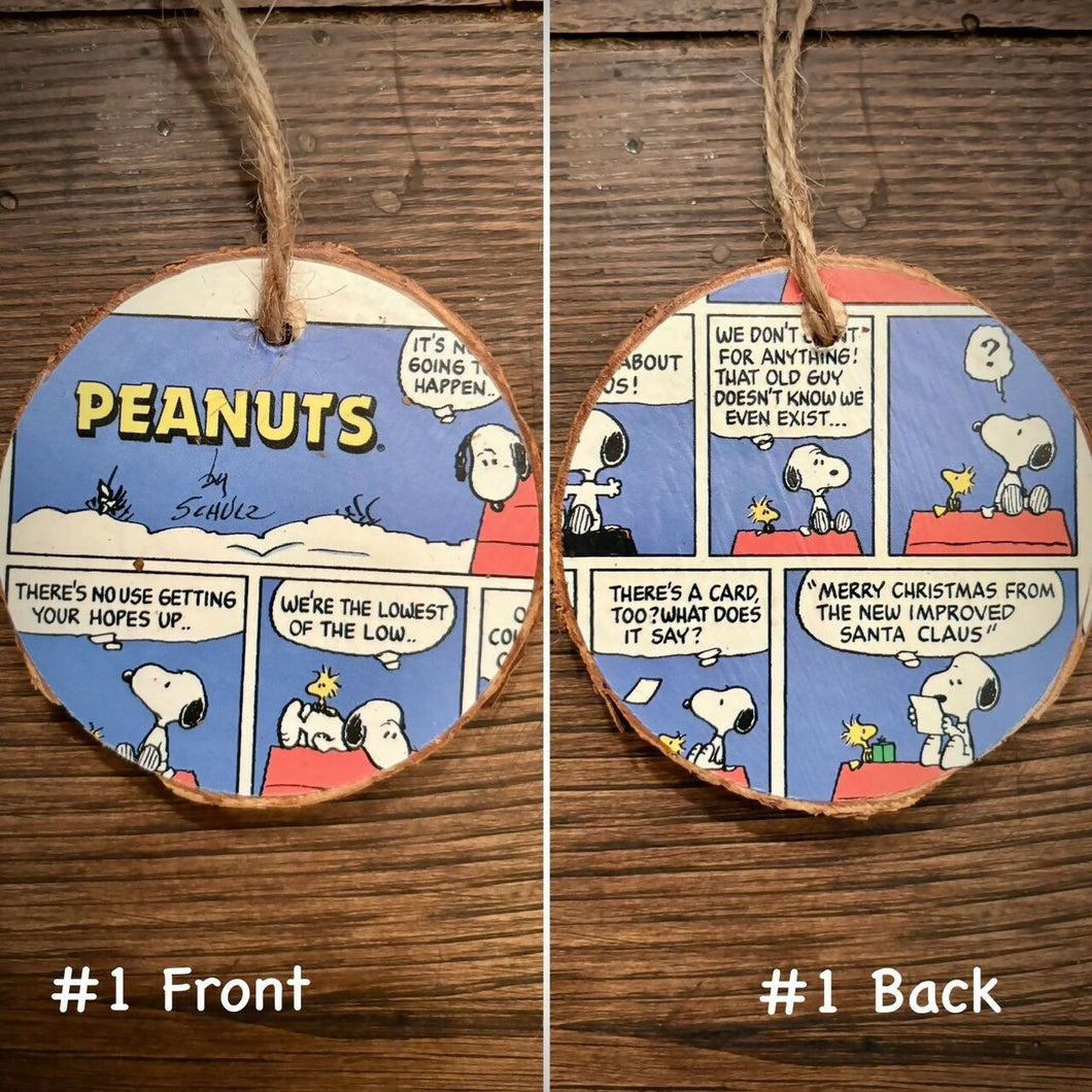 Enchanted Wood Goods - Storybook Ornaments - Peanuts, Home Decor, Enchanted Wood Goods, Atrium 916 - Sacramento.Shop