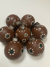 Load image into Gallery viewer, Maggie Devos - Handpainted Mexican Christmas ornament - Brown - reg
