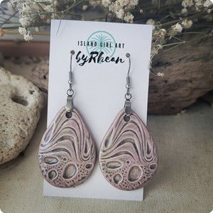 Copy of Island Girl Art - Natural Stone Earrings - Clay Pendant, Jewelry, Island Girl Art by Rhean, Atrium 916 - Sacramento.Shop