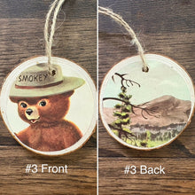 Load image into Gallery viewer, Enchanted Wood Goods - Storybook Ornaments - Smokey the Bear
