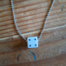 Load image into Gallery viewer, Joyce Pierce - White Die Pendant, Jewelry, Joyce Pierce, Atrium 916 - Sacramento.Shop
