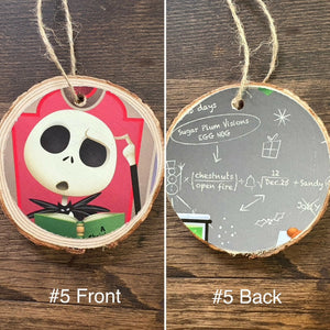 Enchanted Wood Goods - Storybook Ornaments - Nightmare Before Christmas