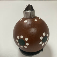 Load image into Gallery viewer, Maggie Devos - Handpainted Mexican Christmas ornament - Brown - reg
