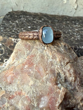 Load image into Gallery viewer, Stone Goblin Studios - Copper Aqua Chalcedony Ring
