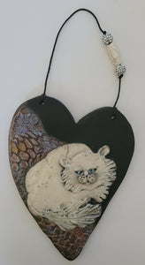 Greystone Studio - Lg. Heart, Ceramics, Greystone Studio, Atrium 916 - Sacramento.Shop