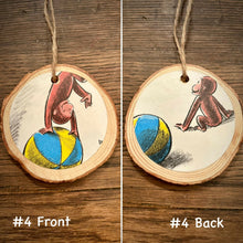 Load image into Gallery viewer, Enchanted Wood Goods - Storybook Ornaments - Curious George, Home Decor, Enchanted Wood Goods, Atrium 916 - Sacramento.Shop
