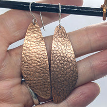 Load image into Gallery viewer, Arcane Moon - Copper Earrings [Large Wings]
