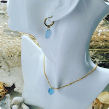 Load image into Gallery viewer, Island Girl Art - Seaglass Earrings and Necklace- Gold Filled, Jewelry, Island Girl Art by Rhean, Atrium 916 - Sacramento.Shop
