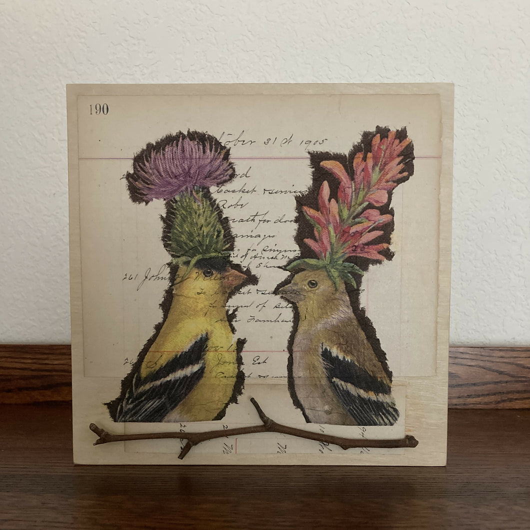 Pamela Herlihy - The Goldfinches, Wall Art, Pamela Herlihy Art, Atrium 916 - Sacramento.Shop