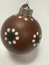 Load image into Gallery viewer, Maggie Devos - Handpainted Mexican Christmas ornament - Brown - reg
