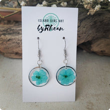 Load image into Gallery viewer, Island Girl Art - Pressed Flower Earrings -, Jewelry, Island Girl Art by Rhean, Atrium 916 - Sacramento.Shop
