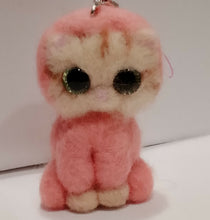 Load image into Gallery viewer, nestneedlesandknots - Felted Kitten - Peach colored Suit, Crafts, Nestneedlesandknots, Atrium 916 - Sacramento.Shop
