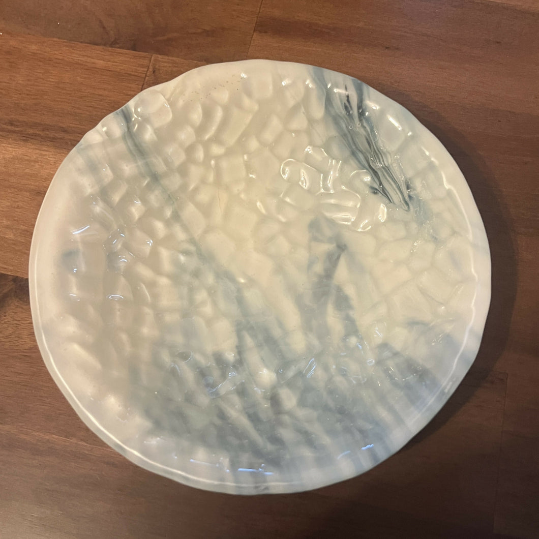 Shmak Creations - Blue Dish, Glasswork, Shmak Creations, Atrium 916 - Sacramento.Shop