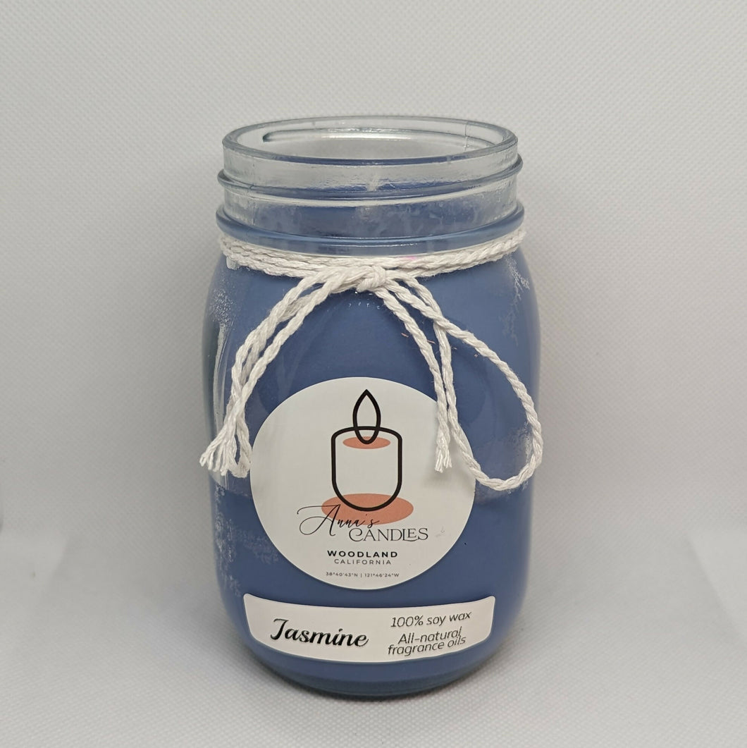 Anna's Candles - Jasmine Colored Wax Candle, Home Decor, Anna’s Candles, Atrium 916 - Sacramento.Shop