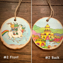 Load image into Gallery viewer, Enchanted Wood Goods - Storybook Ornaments - Rainbow Brite, Home Decor, Enchanted Wood Goods, Atrium 916 - Sacramento.Shop
