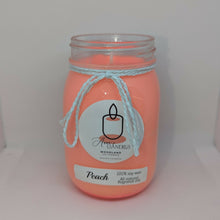 Load image into Gallery viewer, Anna&#39;s Candles - Peach Colored Wax Candle, Home Decor, Anna’s Candles, Atrium 916 - Sacramento.Shop
