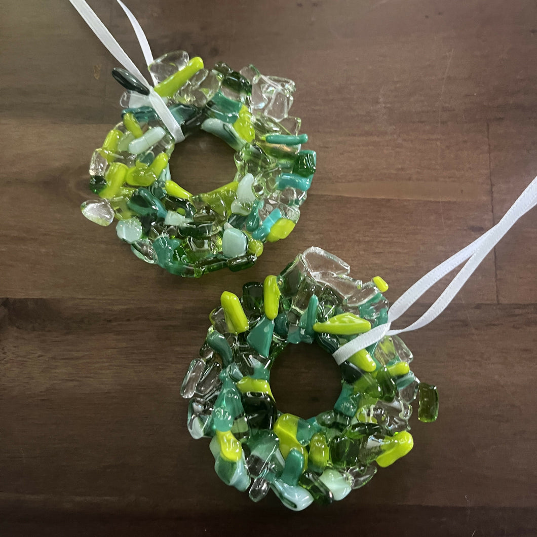 Shmak Creations - Glass Wreath Ornament