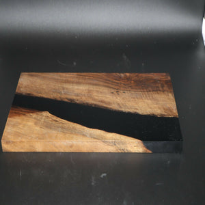Lake Forest Woodworks - Black Walnut and Black Epoxy Charcuterie Board, Kitchen & Dishware, Lake Forest Wood Works, Atrium 916 - Sacramento.Shop
