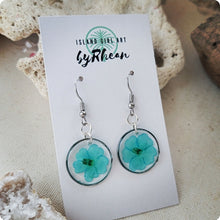 Load image into Gallery viewer, Island Girl Art - Pressed Flower Earrings -, Jewelry, Island Girl Art by Rhean, Atrium 916 - Sacramento.Shop
