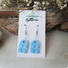 Load image into Gallery viewer, Island Girl Art - Upcycled Brick Earrings- Color Block, Jewelry, Island Girl Art by Rhean, Atrium 916 - Sacramento.Shop
