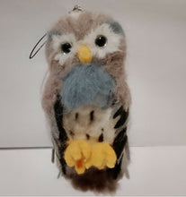 Load image into Gallery viewer, nestneedlesandknots - Felted Owl - Silver eyes, Crafts, Nestneedlesandknots, Atrium 916 - Sacramento.Shop
