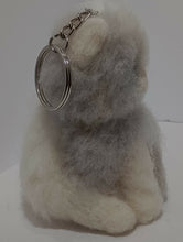 Load image into Gallery viewer, nestneedlesandknots - felted kitten keychain - green and yellow eyes, Crafts, Nestneedlesandknots, Atrium 916 - Sacramento.Shop
