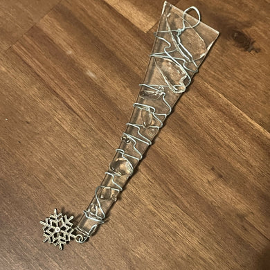 Shmak Creations - Glass Icicle Ornament, Glasswork, Shmak Creations, Atrium 916 - Sacramento.Shop