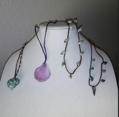 Creations by Jennie J Malloy - Shell Game Necklaces, Jewelry, Creations by Jennie J Malloy, Atrium 916 - Sacramento.Shop