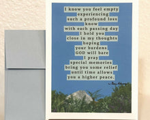 Load image into Gallery viewer, Persevere and Create - Sympathy Poetry Card
