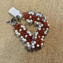 Load image into Gallery viewer, pink beaded flowers

