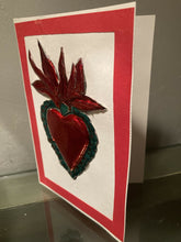 Load image into Gallery viewer, Maggie Devos - 5x7 Painted Tin Heart Card
