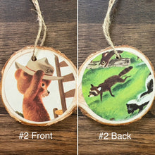 Load image into Gallery viewer, Enchanted Wood Goods - Storybook Ornaments - Smokey the Bear
