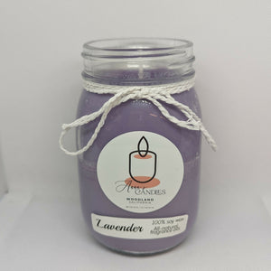 Anna's Candles - Lavender Colored Wax Candle, Home Decor, Anna’s Candles, Atrium 916 - Sacramento.Shop