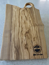 Load image into Gallery viewer, WCS Designs - Olive wood charcuterie board w/ blue paw, Kitchen &amp; Dishware, WCS Designs, Atrium 916 - Sacramento.Shop
