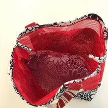 Load image into Gallery viewer, Shop for Hope - &quot;Red Floral&quot; Mesh Tote, Bags, Shop For Hope, Atrium 916 - Sacramento.Shop
