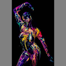 Load image into Gallery viewer, Rich Diltz- Dancing the Rainbow, Wall Art, Rich Diltz Body Paint Photography, Atrium 916 - Sacramento.Shop

